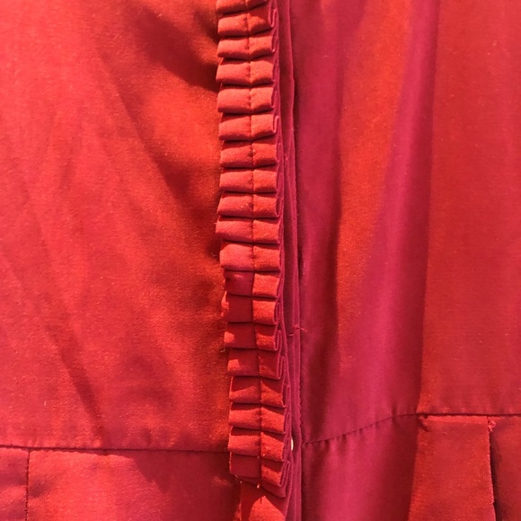 🤩 Elegant Maroon Button up Dress | Good as new | AND - Picture 7 of 12